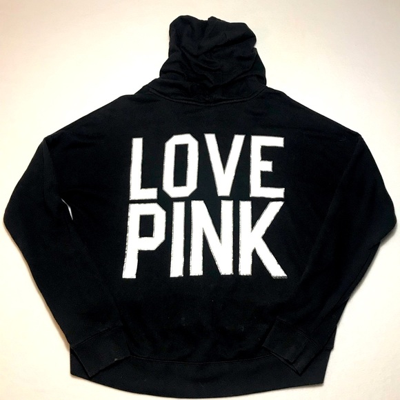 PINK Victoria's Secret Tops - PINK - Love Pink Zipper Hoodie - M